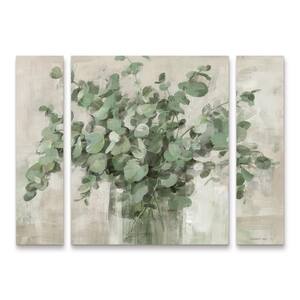 Danhui Nai Scented Eucalyptus Neutral 3-Piece Panel Set Unframed Photography Wall Art 24 in. x 32 in.