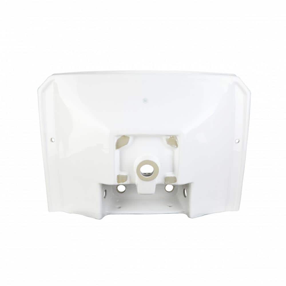 Victorian 32" White Porcelain Pedestal Bathroom Sink