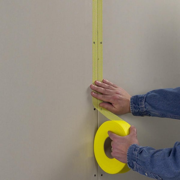 FibaTape Standard Yellow 1-7/8 in. x 500 ft. Self-Adhesive Mesh Drywall Joint Tape