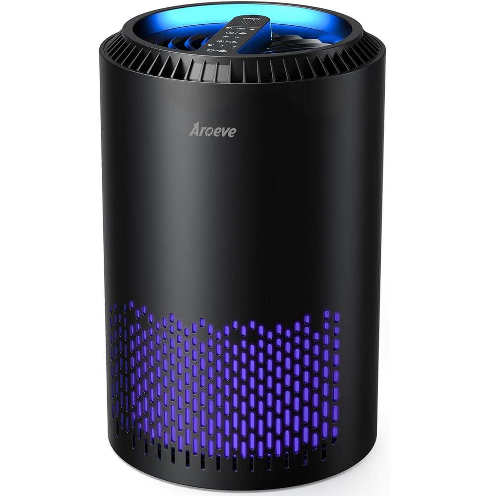 287 sq. ft. Air Purifiers for Home with Sleep Mode, Speed Control for Smoke
