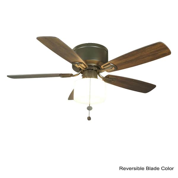 Private Brand Unbranded Bellina 42 In Oil Rubbed Bronze Ceiling Fan With Light Kit Rh5h1 Orb The Home Depot - Litex Industries Ceiling Fan Light Kit