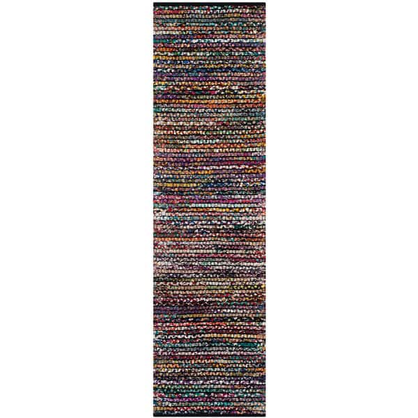 SAFAVIEH Cape Cod Multi 2 ft. x 10 ft. Striped Runner Rug