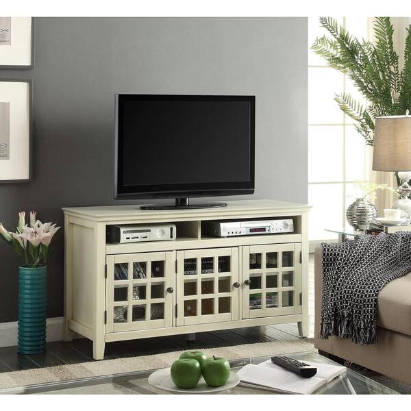 Linon Home Decor Walker White Media Cabinet