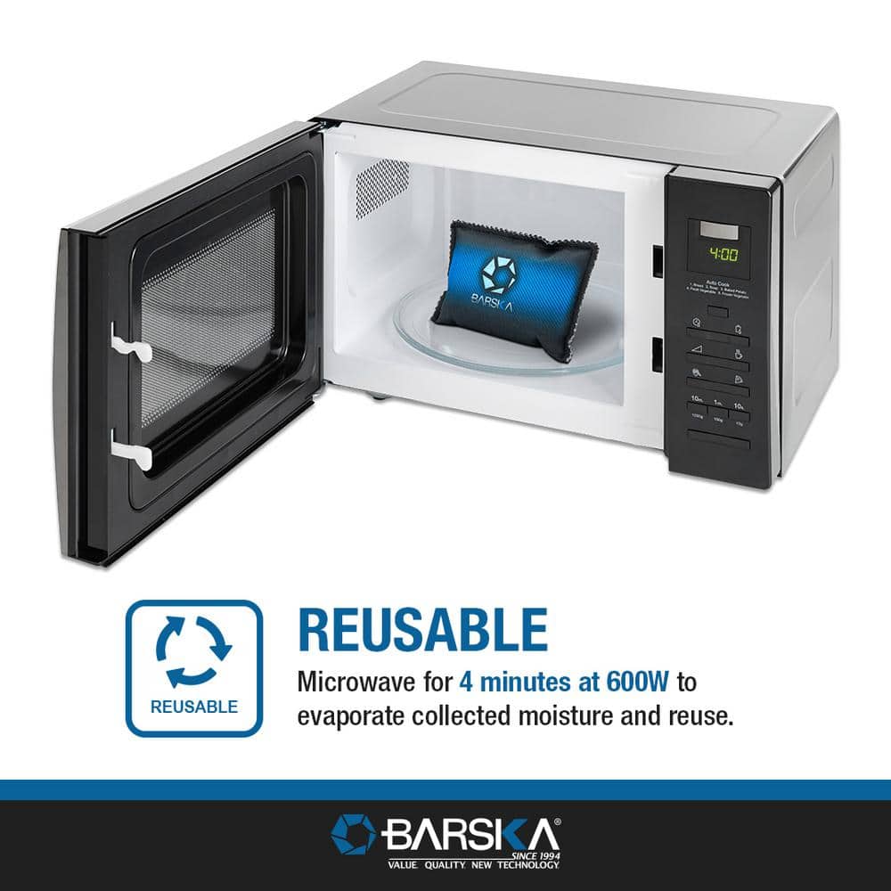 Compact Blue Silica Gel Reusable Dehumidifier with Humidity Indicator