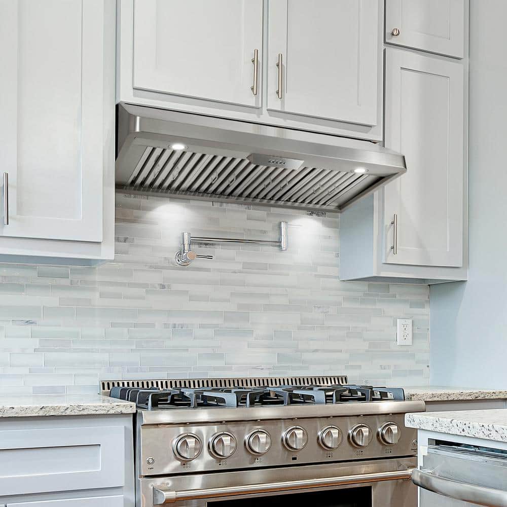Cosmo 48" Stainless Steel Convertible Under Cabinet Range Hood