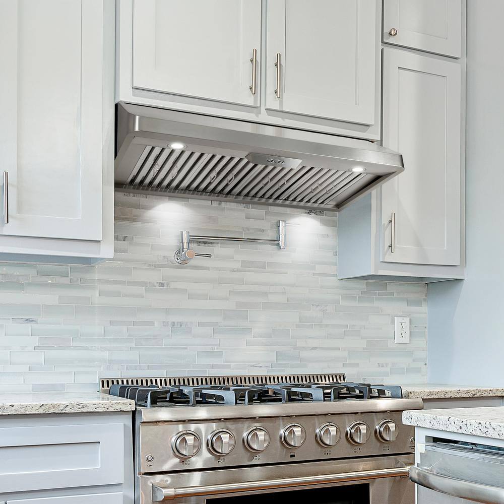 Cosmo 48" Stainless Steel Convertible Under Cabinet Range Hood