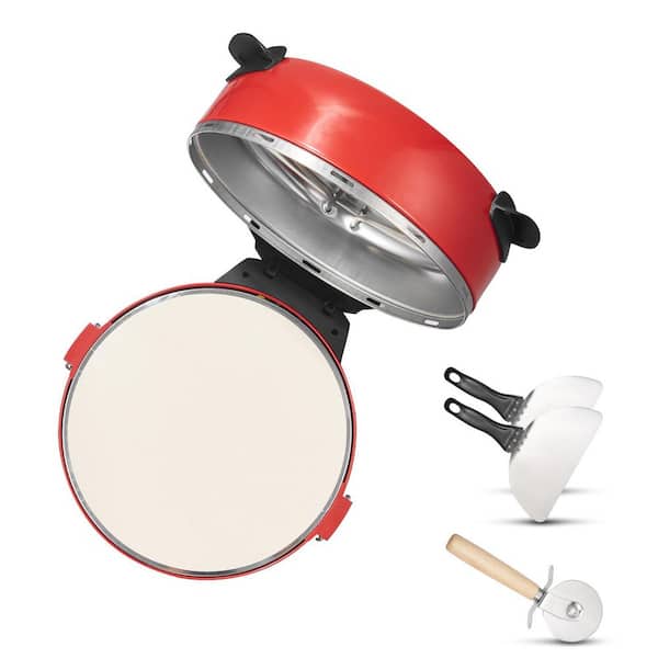 14 in. Pizza Oven, 1600 W Electric Pizzas Cooker with Temperature Control for Cooking, Heats up to 698 ˚F 2025 update