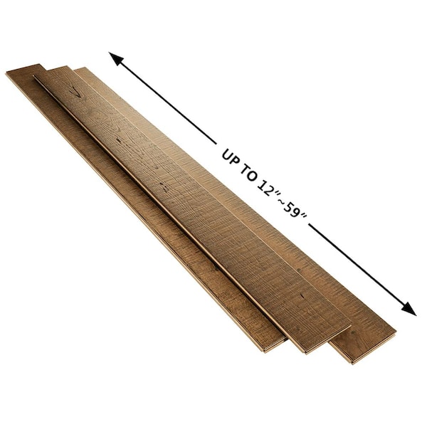 Malibu Wide Plank Monterey French Oak 3/4 in. T x 5 in. W Distressed Solid Hardwood Flooring (22.6 sq. ft./case)