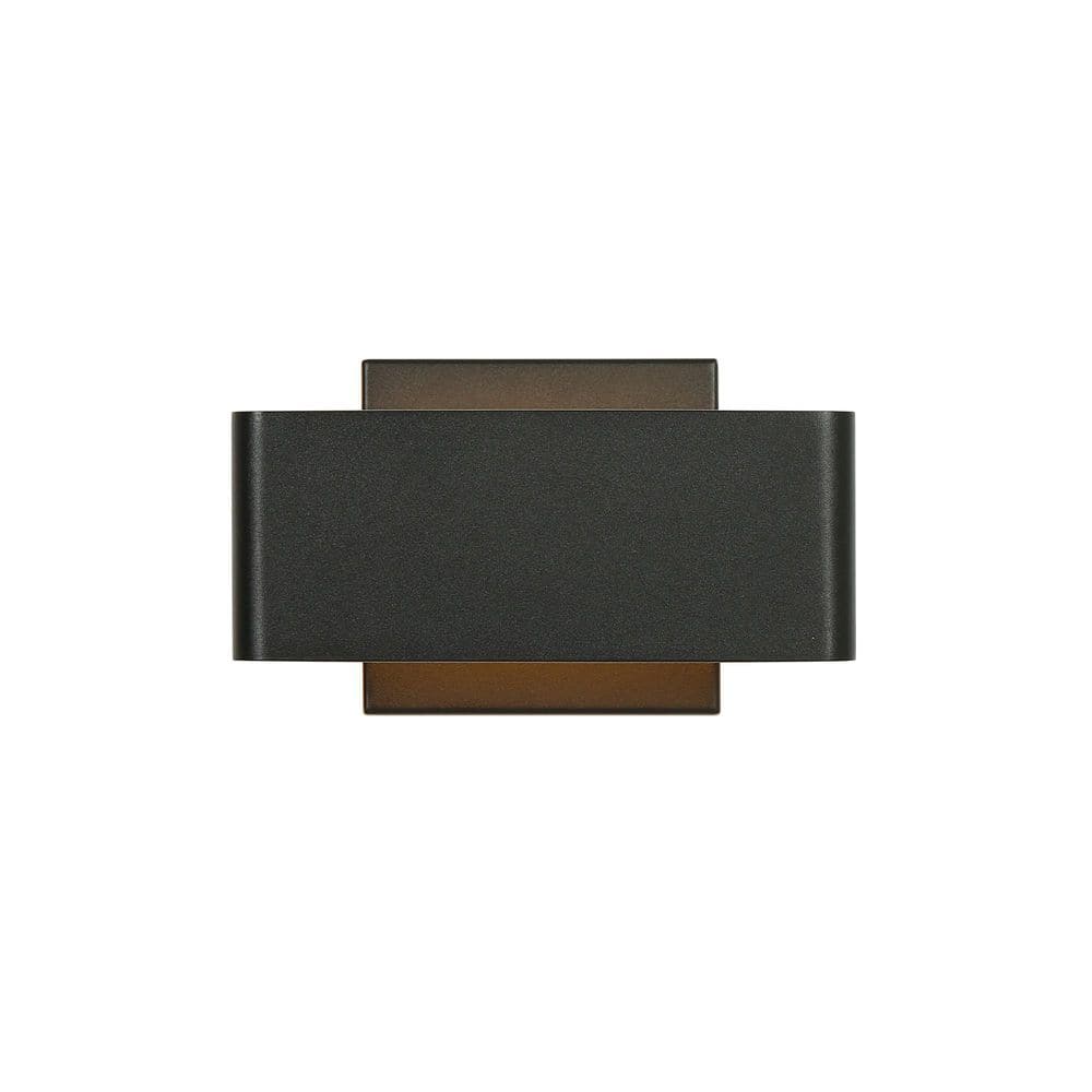 1-Light 8 in W Industiral Black Metal Integrated LED Wall Sconce for Bathroom, Enclosed Porch, Stair, Hallway price history on PriceWatchPro