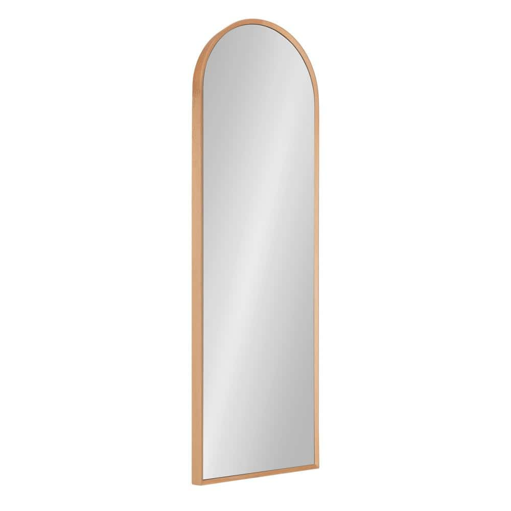 Kate and Laurel 16 x 48 Arch Wall Mirror  Off-white