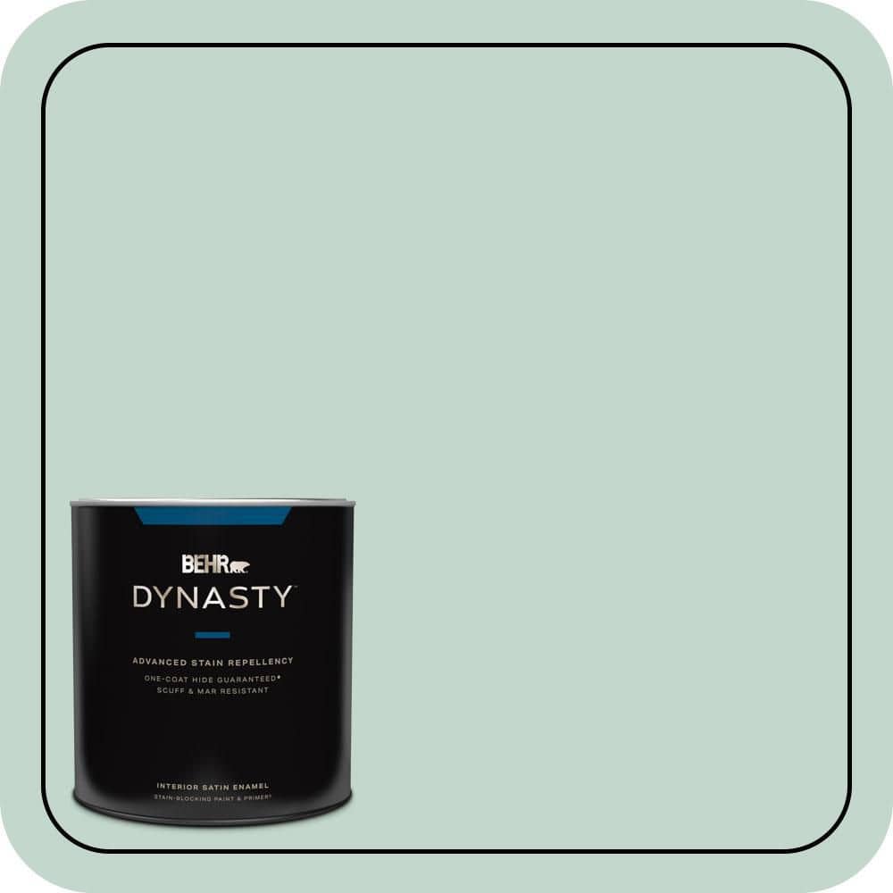1 qt. #470E-3 Aqua Smoke Satin Enamel Interior Stain-Blocking Paint and Primer price history on PriceWatchPro