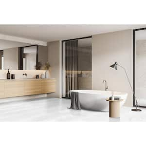 Satori Snow 16 in. x 32 in. Matte Porcelain Stone Look Floor and Wall Tile (14.20 sq. ft./Case)