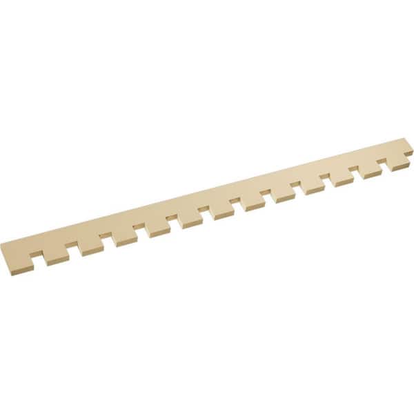 Ekena Millwork 1 in. D x 7 in. W x 9 1 in. L Primed Polyurethane Panel Moulding