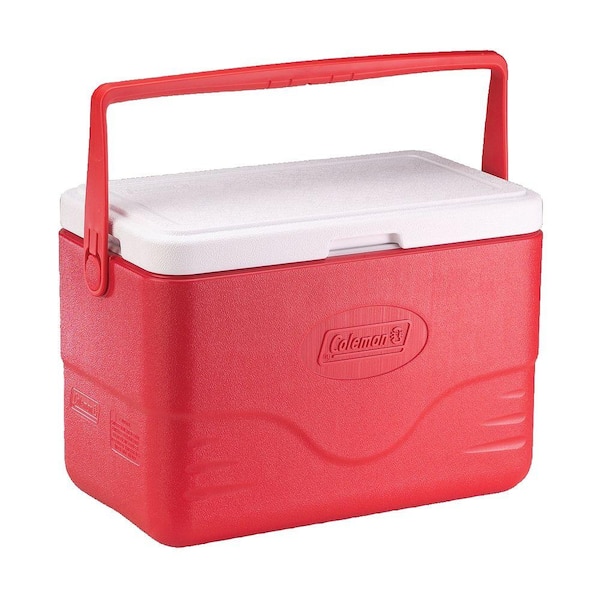 Coleman 28 Qt. Cooler with Bail Handle, Red