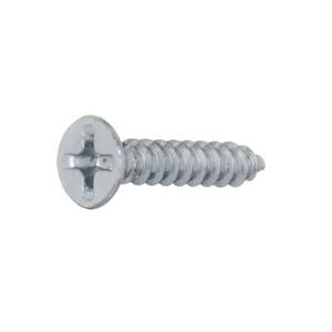 #4 x 3/8 in. Brass Phillips Flat Head Wood Screw (6-Pack)