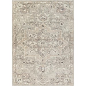 Becki Owens Elle Light Grey Oriental 8 ft. x 10 ft. Indoor Area Rug