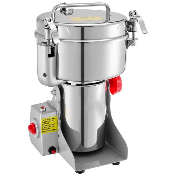 2000g 270° Swing Grain Mill, Stainless Steel Dry Grinder for Grains Spices Nuts