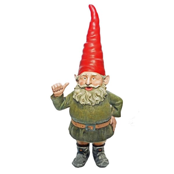 Toad Hollow 21 in. Rumple Gnome Garden Statue