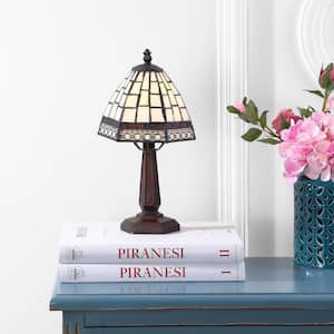 Carter Tiffany-Style 12 in. Bronze Table Lamp
