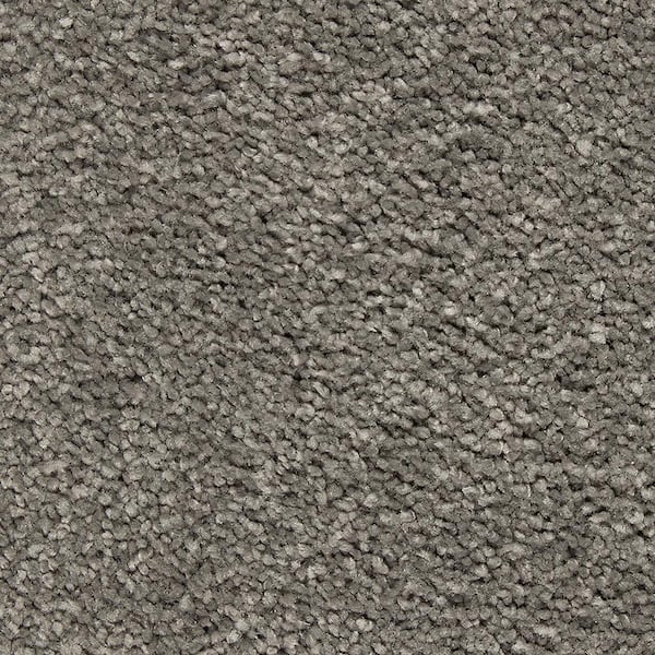 Lifeproof 8 in. x 8 in. Texture Carpet Sample - Castle I -Color Shark Fin