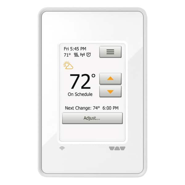 Ditra-Heat Wi-Fi Programmable Thermostat, Bright White