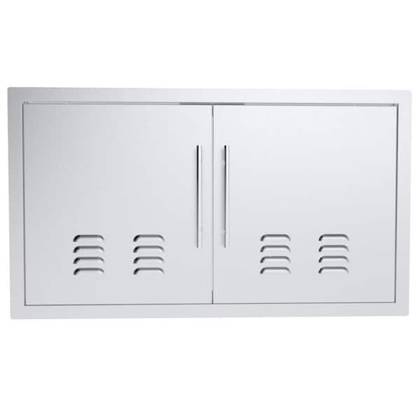 Sunstone Texan 36 in. Stainless Steel Vented 2-Door Access-Door Unit