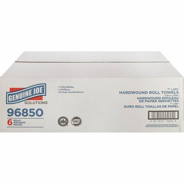 LoCor Paper Hardwound Roll Towels - 1 Ply - 7