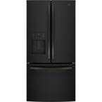 17.5 cu. ft. Counter-Depth French-Door Refrigerator in Black Slate, ENERGY STAR Fingerprint Resistant