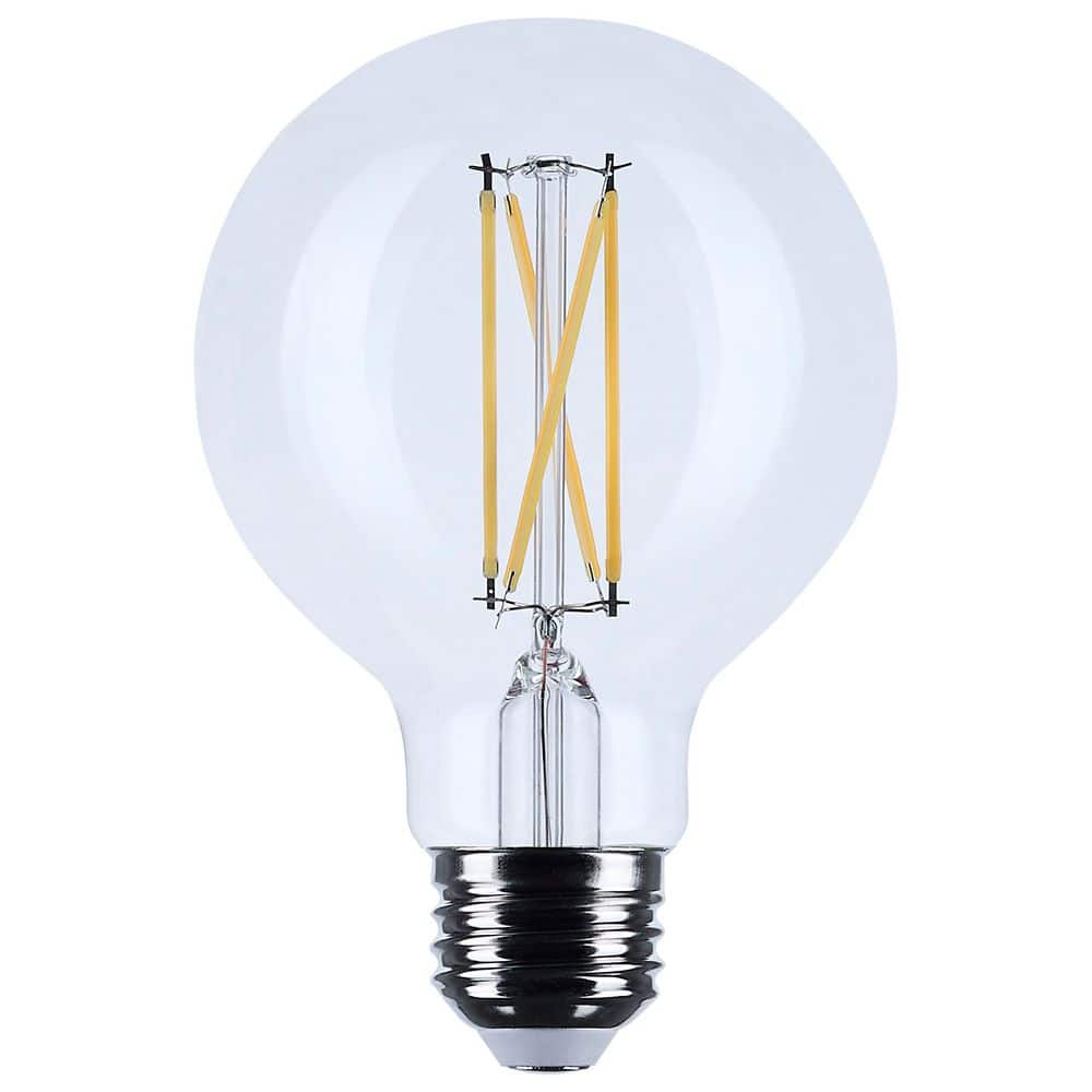 60-Watt Equivalent 3000K G25 E26 Base Clear Dimmable Indoor/Outdoor Filament Globe LED Light Bulb (24-Pack) price history on PriceWatchPro