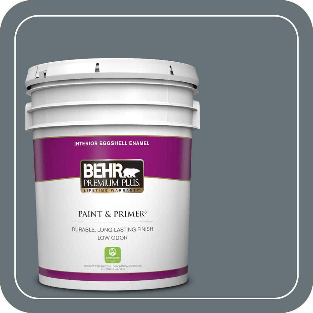 5 gal. #ECC-22-3 Rain Shadow Eggshell Enamel Low Odor Interior Paint & Primer price history on PriceWatchPro