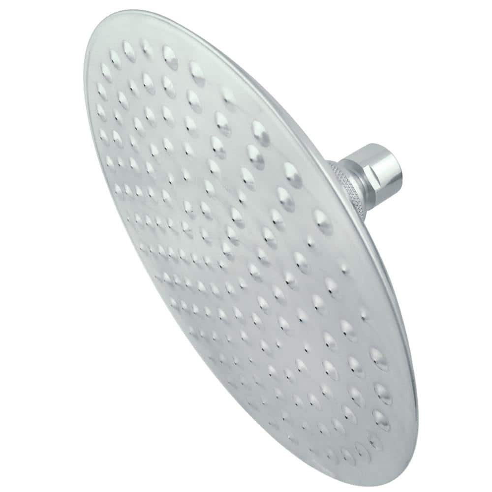 1-Spray 7.8 in. Single Wall Mount Fixed Rain Shower Head in Polished Chrome -  Kingston Brass, HK136A1