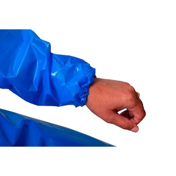 Disposable Plastic Apron PE G150 Blue 76x120cm (100 Units)