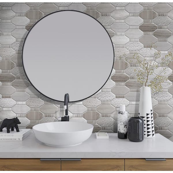 Apollo Tile Sparta White 12-in x 12-in Polished Natural Stone Marble Random Patterned Floor and Wall Tile (4.92-sq. ft/ Carton)