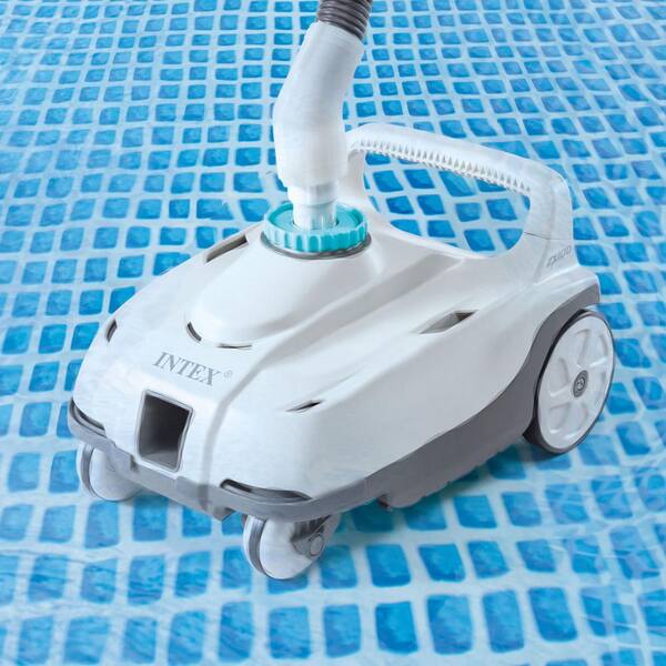 Intex ZX100 Automatic Pressure Side Pool Cleaner with Pool Sand