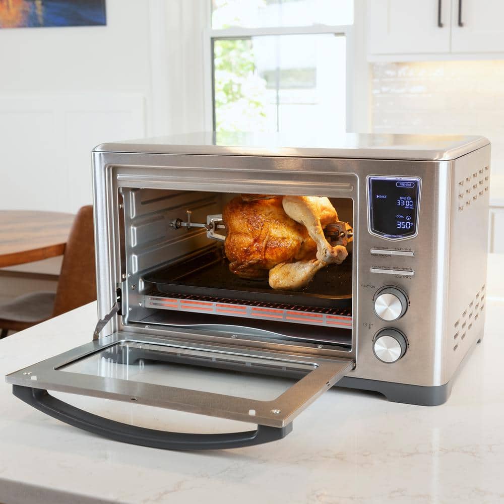 Kenmore Stainless Steel 6-Slice Digital Air Fryer Toaster Oven