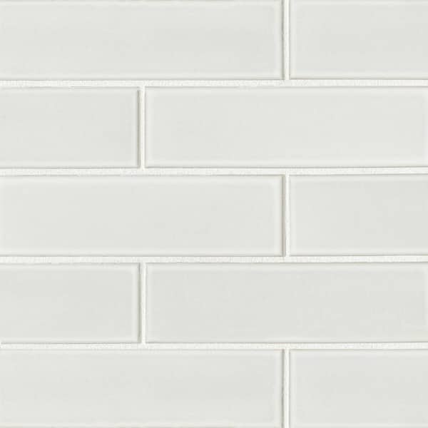 Bedrosians Zenia 2 in. x 9 in. Matte Moon Porcelain Tile (9.6 sq. ft./Case)