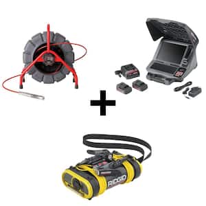 RIDGID See Snake Mini Inspection Sewer Camera Reel 200 ft. Cable