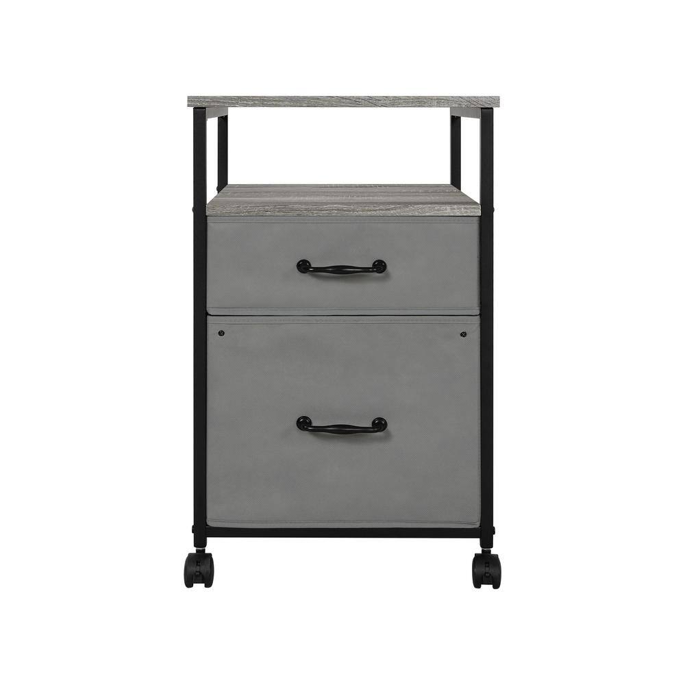 HOMESTOCK Rolling Fabric Stylish and Versatile Storage Cart