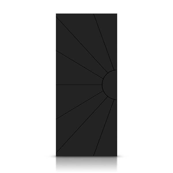 CALHOME 36 in. x 96 in. Hollow Core Black Stained Composite MDF Interior Door Slab
