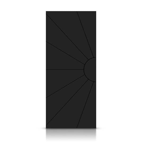 CALHOME 42 in. x 96 in. Hollow Core Black Painted Composite MDF Interior Door Slab