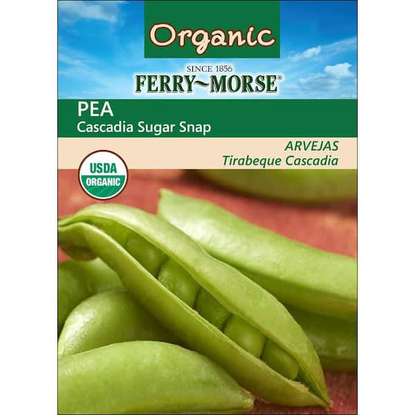 Ferry-Morse Pea Cascadia Sugar Snap Organic Seed