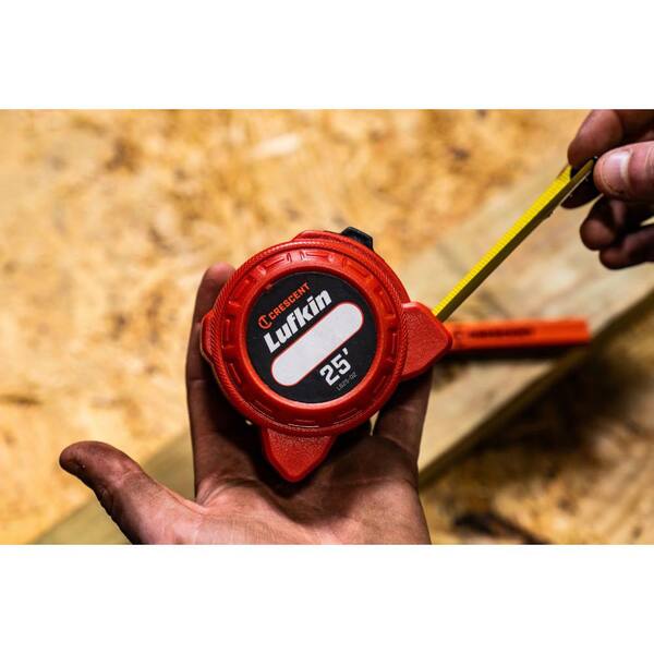 Crescent Lufkin 25 ft. L600 Power Tape Measure L625-02 - The Home