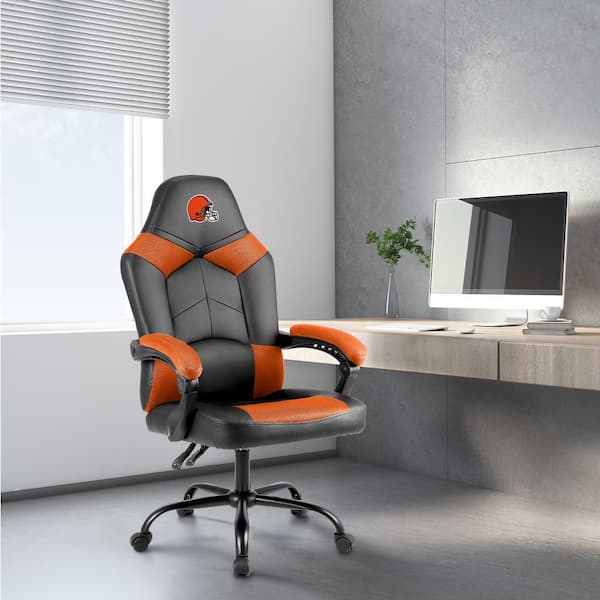 IMPERIAL Cleveland Browns Black Polyurethane Oversized Office