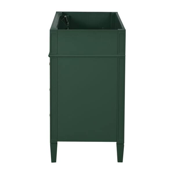 Virubi 36 in. Solid Wood Frame Bath Vanity Cabinet without Top in