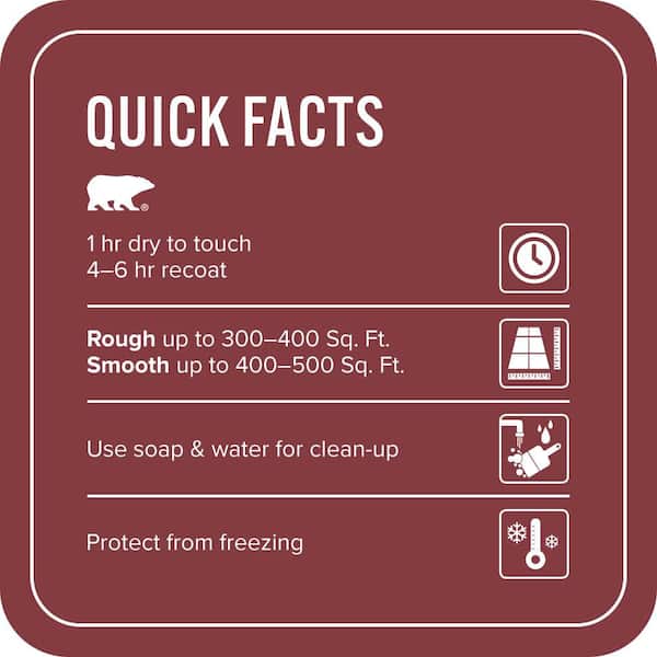 1 gal. #M140-7 Dark Crimson Self-Priming 1-Part Epoxy Satin Interior/Exterior Concrete and Garage Floor Paint