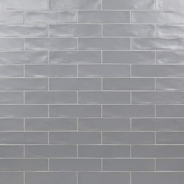 Ivy Hill Tile Pallet of Strait Gray 3 in. x 12 in. Matte Ceramic Subway Wall Tile (516.48 sq. ft./Pallet)