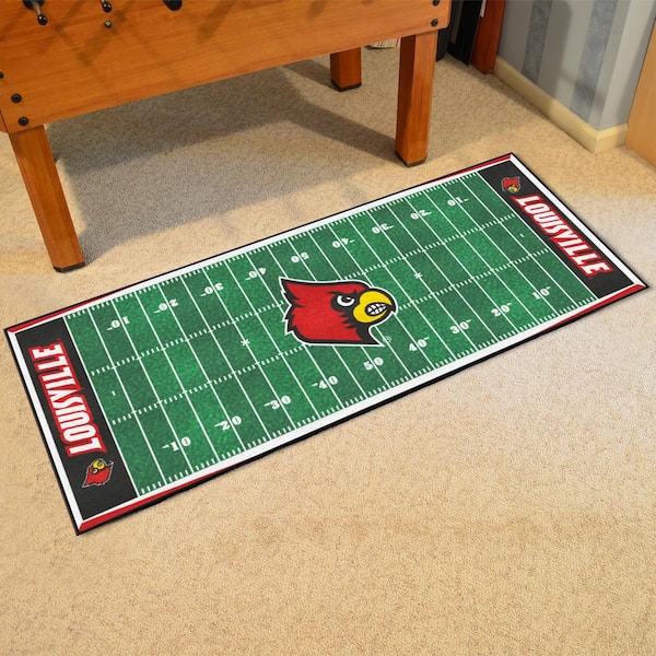 University of Louisville 3 ft. x 6 ft. Football Field Runner Rug