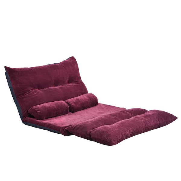 4416R by Global Trade Unlimited - RED CLICK-CLACK FUTON SOFA WITH