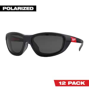 Performance Polarized Safety Glasses with Tinted Fog-Free Lenses and Gasket (12-Pack)