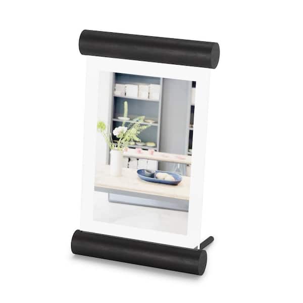Umbra 4 in. x 6 in. Black Scroll Photo Display